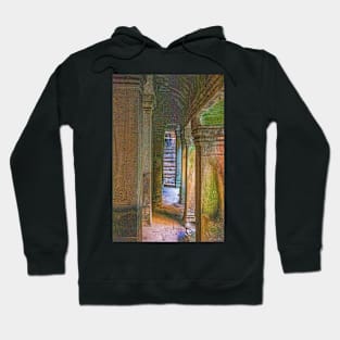 Columns Within Bayon Temple Hoodie